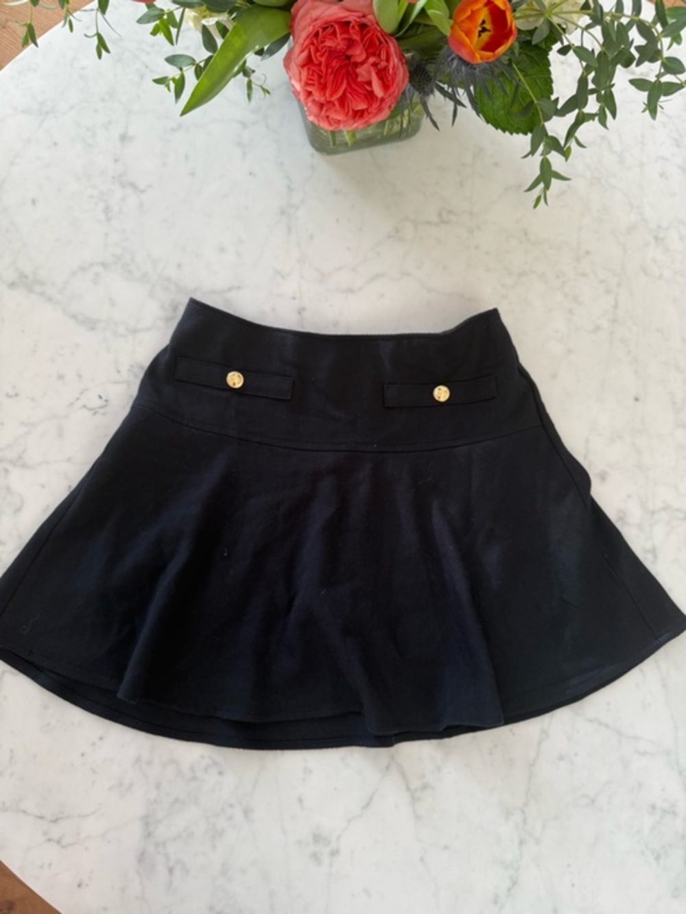 Abercrombie Kids Black Skort Size 11/12 Built-In Shorts